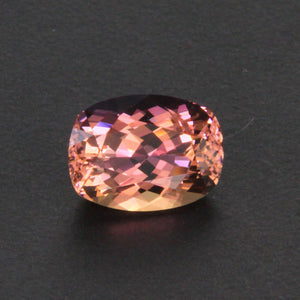 Peach Color Antique Cushion Fancy Tanzanite Gemstone 3.04 Carats