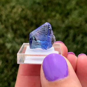 Ocean Tanzanite Crystal Peacock Raw Green Blue