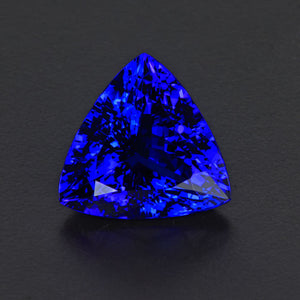 Violet Blue Trilliant Tanzanite Gemstone