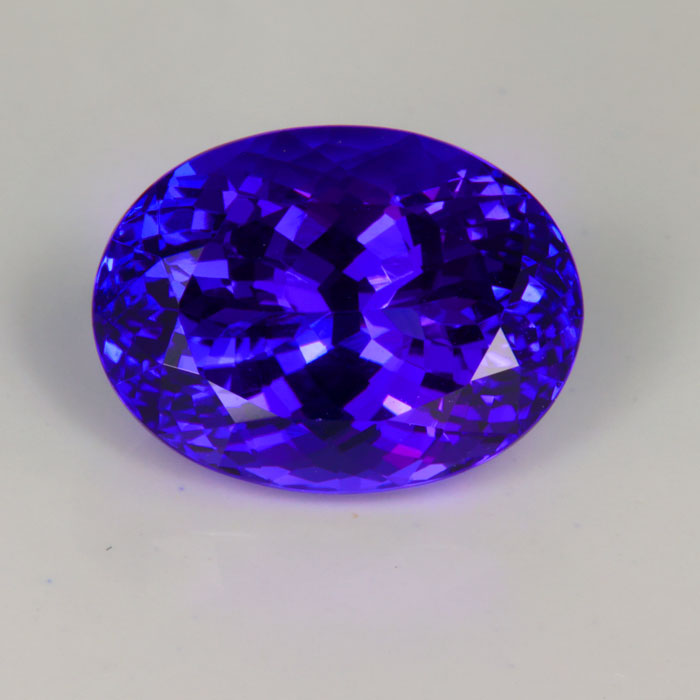 (ON HOLD PENNY) Violet Blue Oval Tanzanite Gemstone 6.67 Carats