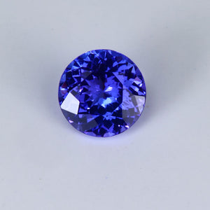 Round Brilliant Tanzanite Gemstone