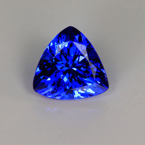 Violet Blue Trilliant Tanzanite Gemstone
