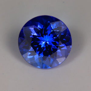 ON HOLD PS: Violet Blue Round Tanzanite Gemstone 1.58cts