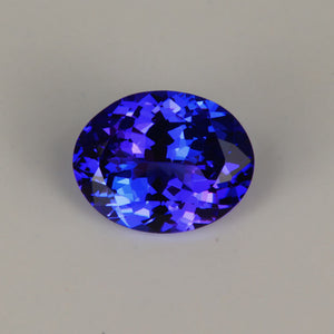 Blue Violet Oval Tanzanite Gemstone 2.24ct