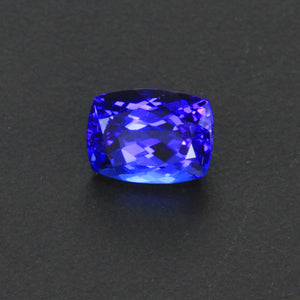 Blue Violet Antique Cushion Tanzanite Gemstone 2.24 Carats