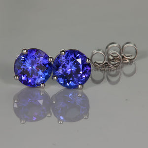 Tanzanite Stud Earrings