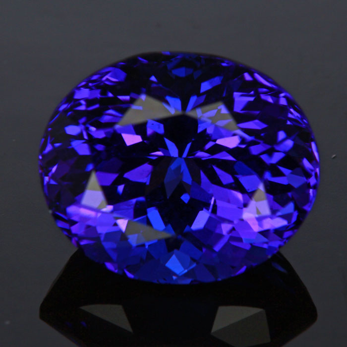 (ON HOLD)Blue Violet Oval Tanzanite Gemstone 6.69 Carats