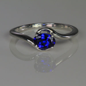 14K White Gold tanzanite Ring