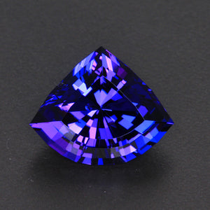 Blue Violet Shield Tanzanite Gemstone