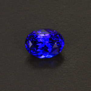On Hold for David V. Violet Blue Oval Tanzanite Gemstone 2.37 Carats
