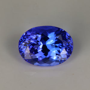 Violet Blue Oval Tanzanite