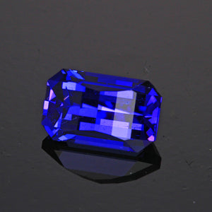 Blue Violet Opposed Bar Tanzanite Gemstone 3.21 Carats