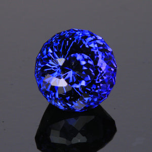 On hold. Violet Blue Round Portuguese Tanzanite Pendant