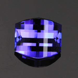 Blue Violet Opposed Bar Tanzanite Gemstone 4.04 Carats