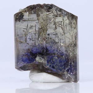Natural Yellow Purple Tanzanite Crystal Specimen