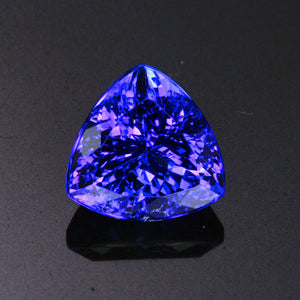 Blue Violet Trilliant Cut Tanzanite Gemstone 5.23 Carats