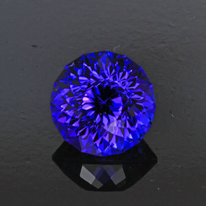 Portuguese Round Tanzanite Gemstone 6.56 Carats