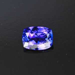 Blue Violet Antique Cushion Tanzanite Gemstone 1.40 Carats
