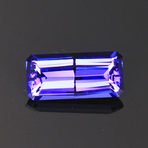 special cut emerald cut tanzanite gemstone