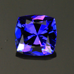 Tanzanite Square Cushion 3 Carats