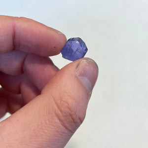 Natural Tanzanite Crystal Purple
