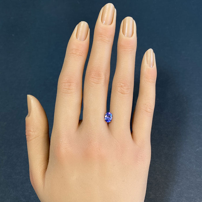oval cut tanzanite 