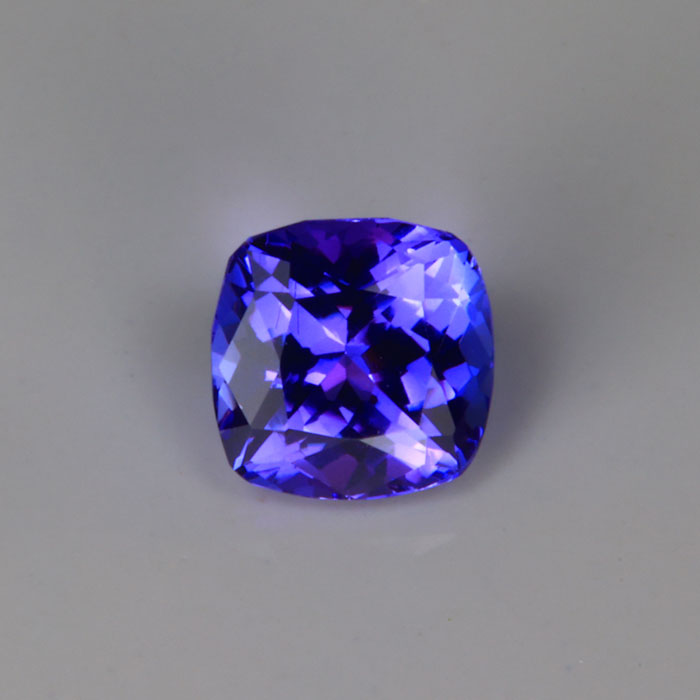 tanzanite gemstone square cushion