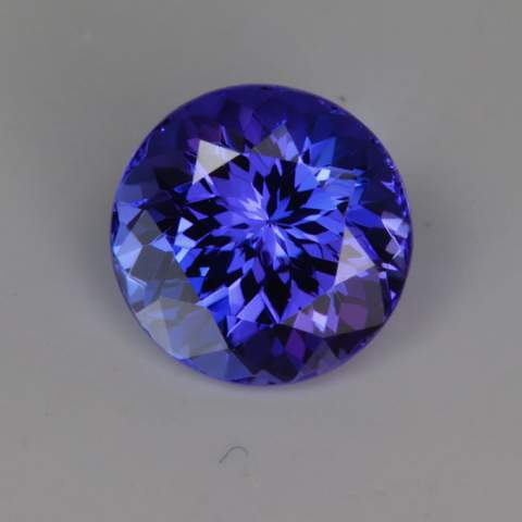round brilliant cut tanzanite gemstone 