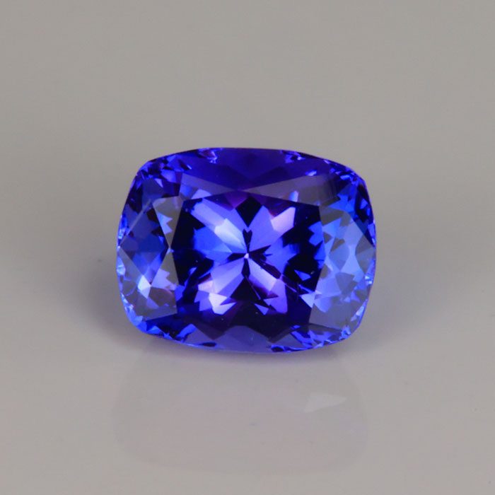 antique cushion cut tanzanite gemstone