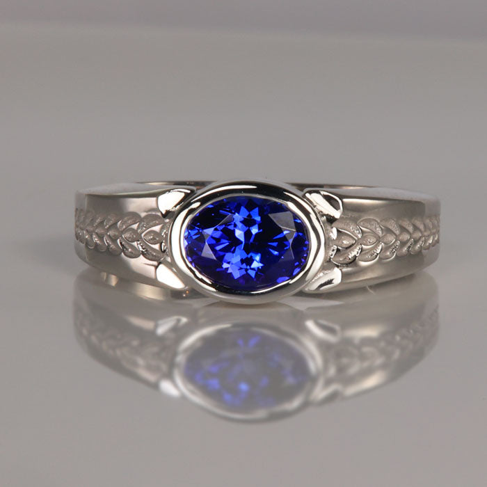 Men's Tanzanite Rings | Gold & Platinum Metals - Tanzanite Jewelry Designs