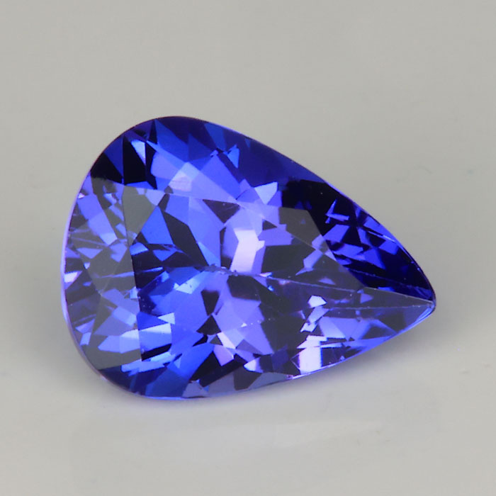 pear shape brilliant cut tanzanite gemstone rare