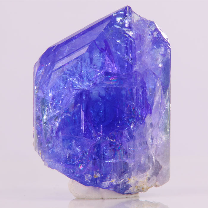 tanzanite mineral heated large