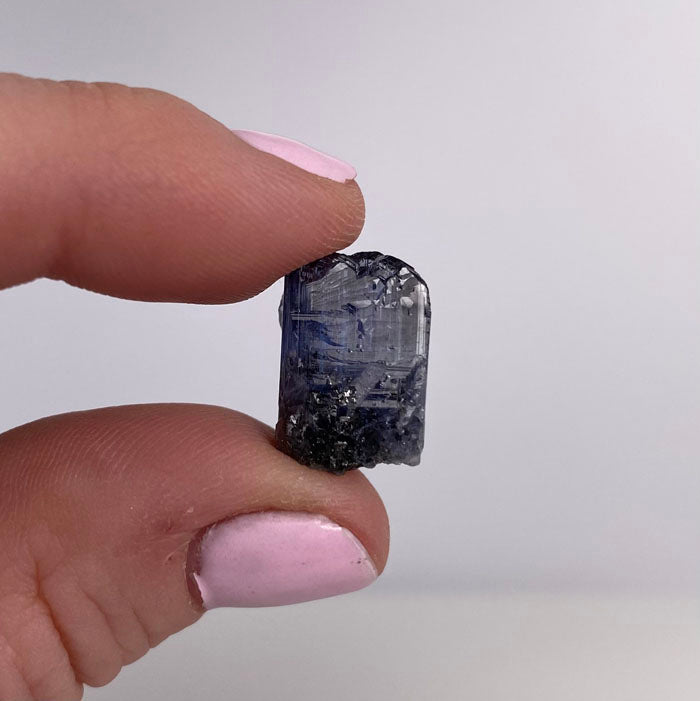 unheated tanzanite crystal mineral