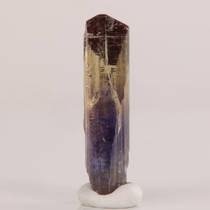 bicolor tanzanite unheated crystal 