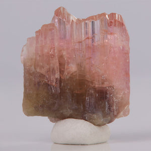 peachy pink tanzanite crystal