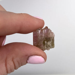 Peachy Pink Tanzanite Crystal Specimen