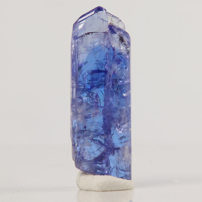 heated raw tanzanite specimen