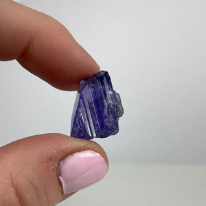 tanzanite crystal raw blue violet