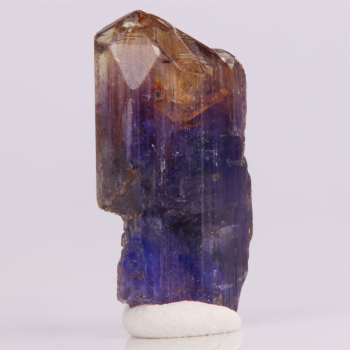 bicolor tanzanite crystal saturated colors mineral specimen