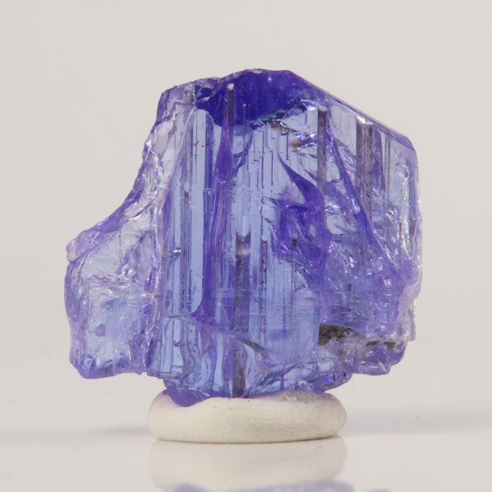 blue violet tanzanite crystal specimen