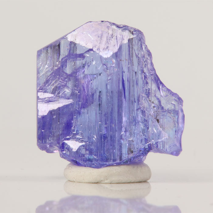 interesting shape tanzanite crystal
