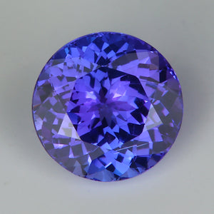 round brilliant cut tanzanite gemstone 
