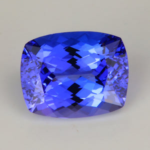 violet blue tanzanite gemstone