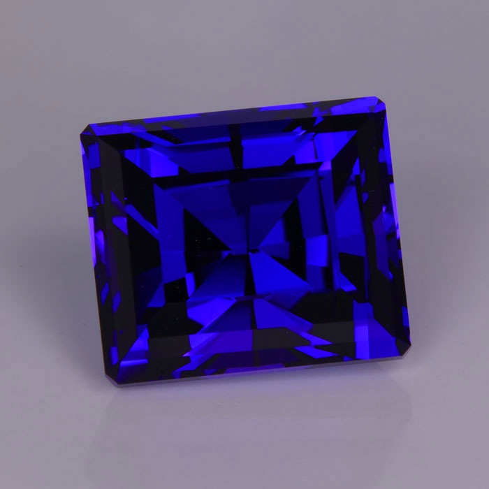 incredible color emerald cut rare tanzanite gemstone