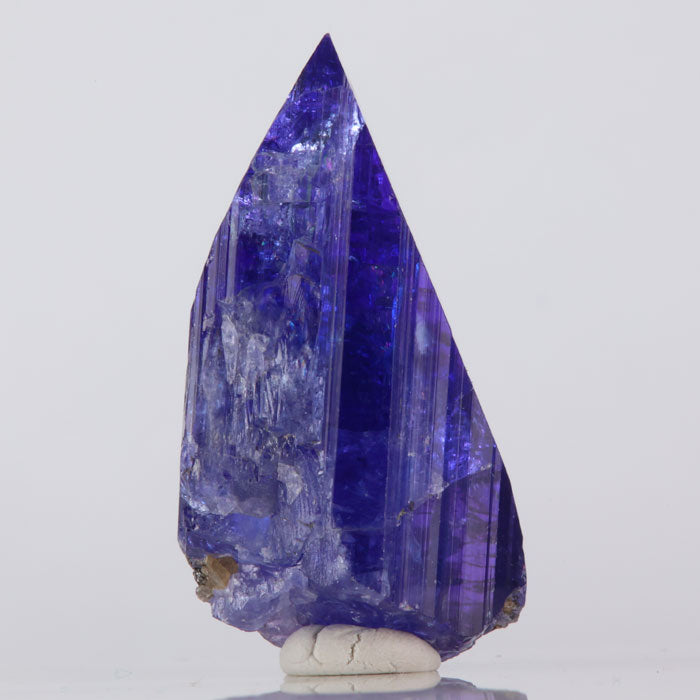 tanzanite crystal with rich violet blue color
