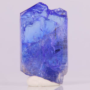 heated raw tanzanite crystal