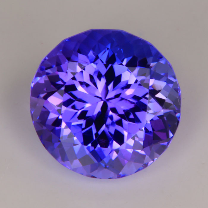 round portuguese cut tanzanite