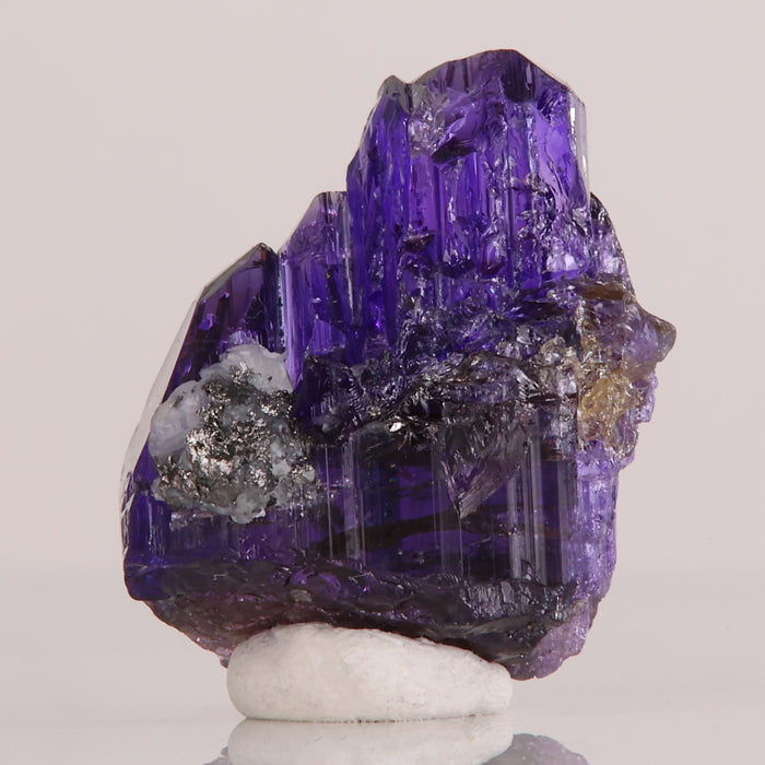 Deep Saturated Color Natural Tanzanite Crystal Tanzania