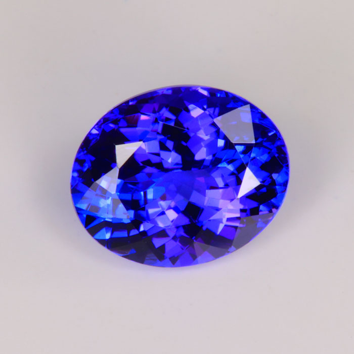rare gemstones tanzanite red flash violet blue color