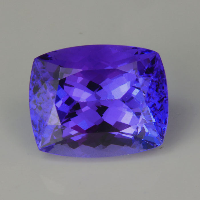 antique cushion cut blue violet tanzanite 
